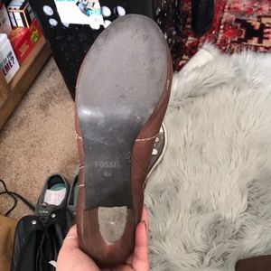 Fossil Shoes - Great condition! Leather fossil boots Fossil Shoes - Great condition! Leather fossil boots